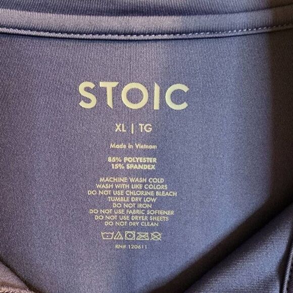 Stoic Womens Performance Jacket Quarter Zip Long Sleeve Purple XL - Picture 2 of 7